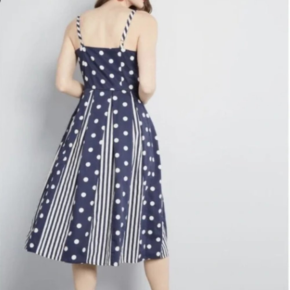 Modcloth  Celebrated Style Fit and Flare Midi Dress, sz 20 - Picture 2 of 5